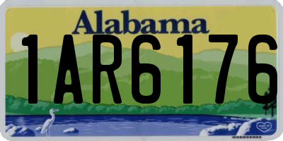 AL license plate 1AR6176