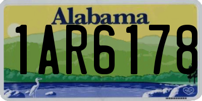 AL license plate 1AR6178
