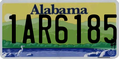 AL license plate 1AR6185
