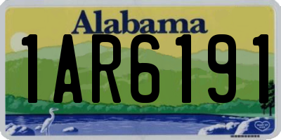AL license plate 1AR6191