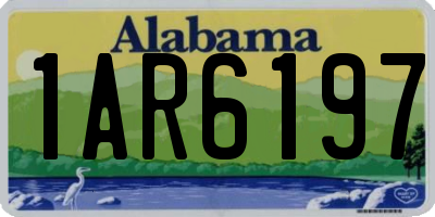 AL license plate 1AR6197
