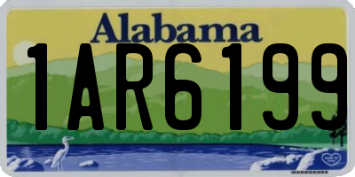 AL license plate 1AR6199