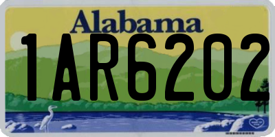 AL license plate 1AR6202