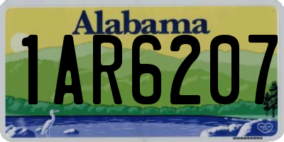 AL license plate 1AR6207