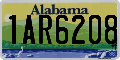 AL license plate 1AR6208
