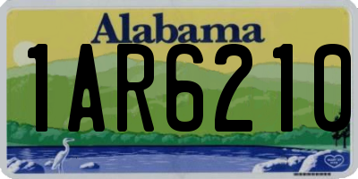 AL license plate 1AR6210
