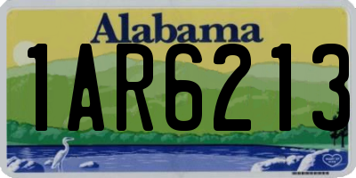 AL license plate 1AR6213
