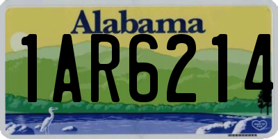 AL license plate 1AR6214