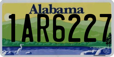 AL license plate 1AR6227
