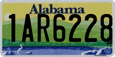 AL license plate 1AR6228