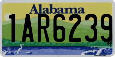 AL license plate 1AR6239