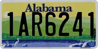 AL license plate 1AR6241