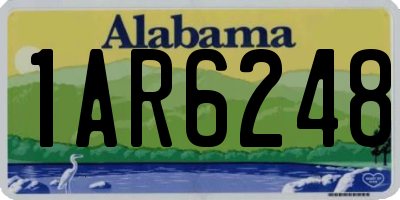 AL license plate 1AR6248