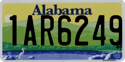 AL license plate 1AR6249