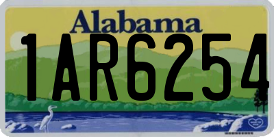 AL license plate 1AR6254