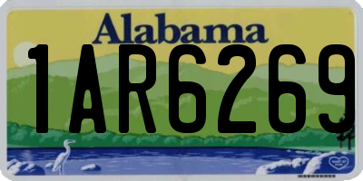 AL license plate 1AR6269