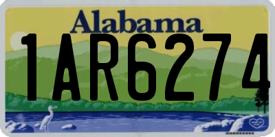 AL license plate 1AR6274