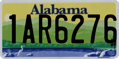 AL license plate 1AR6276