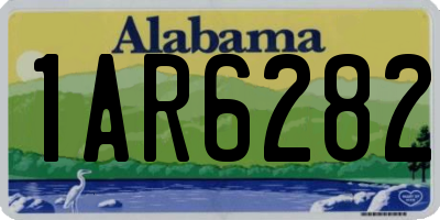 AL license plate 1AR6282