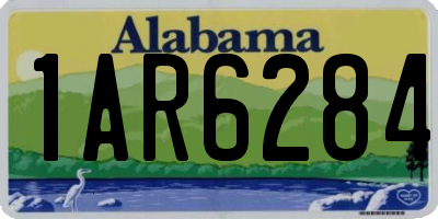 AL license plate 1AR6284