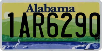 AL license plate 1AR6290