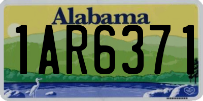 AL license plate 1AR6371