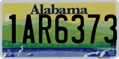 AL license plate 1AR6373