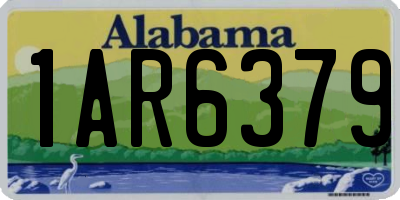 AL license plate 1AR6379