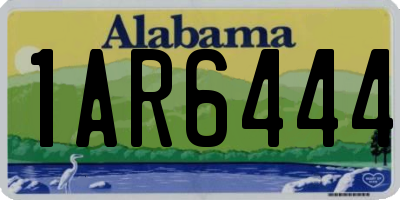 AL license plate 1AR6444