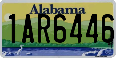 AL license plate 1AR6446
