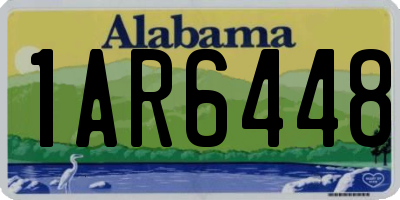 AL license plate 1AR6448
