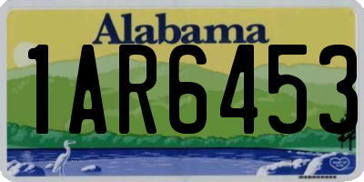 AL license plate 1AR6453