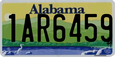 AL license plate 1AR6459