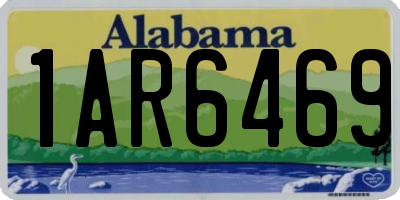 AL license plate 1AR6469