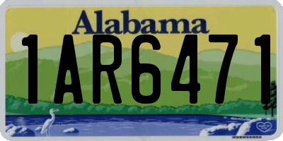 AL license plate 1AR6471