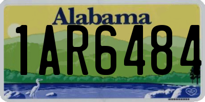 AL license plate 1AR6484