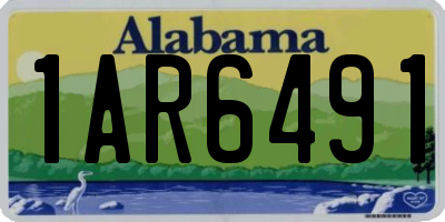 AL license plate 1AR6491