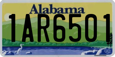 AL license plate 1AR6501
