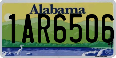 AL license plate 1AR6506
