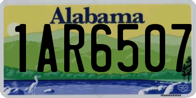 AL license plate 1AR6507