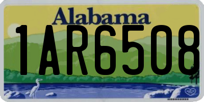 AL license plate 1AR6508