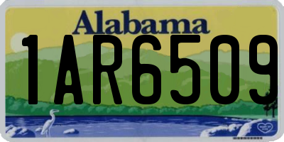 AL license plate 1AR6509