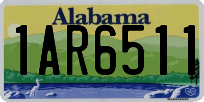 AL license plate 1AR6511