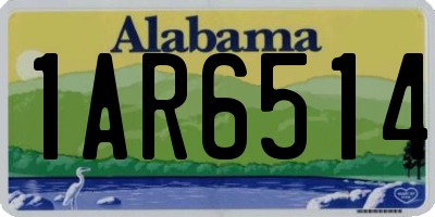 AL license plate 1AR6514