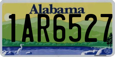 AL license plate 1AR6527