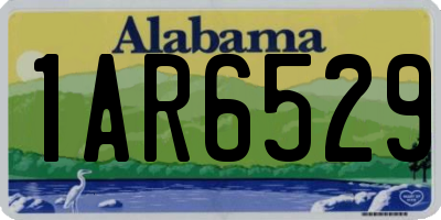 AL license plate 1AR6529