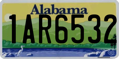 AL license plate 1AR6532