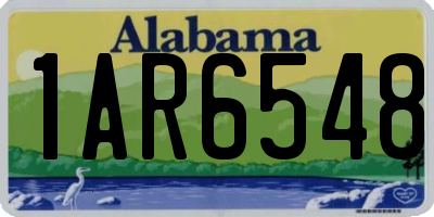 AL license plate 1AR6548