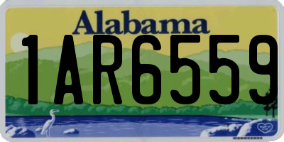 AL license plate 1AR6559