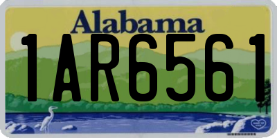 AL license plate 1AR6561